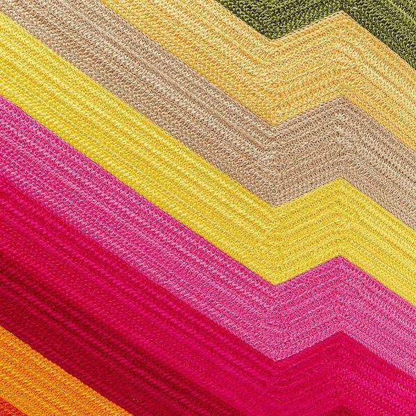 Dekokissen Artistic Zig Zag - Baumwolle / Polyester - Multicolor
