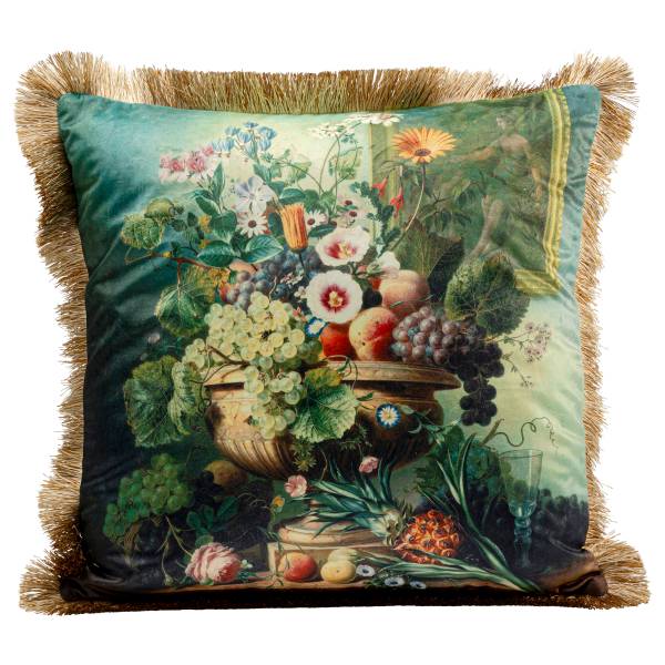 Dekokissen Romantic Bouquet - Polyester - Multicolor