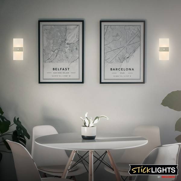 Akku LED-Wandleuchte Aura - Gold