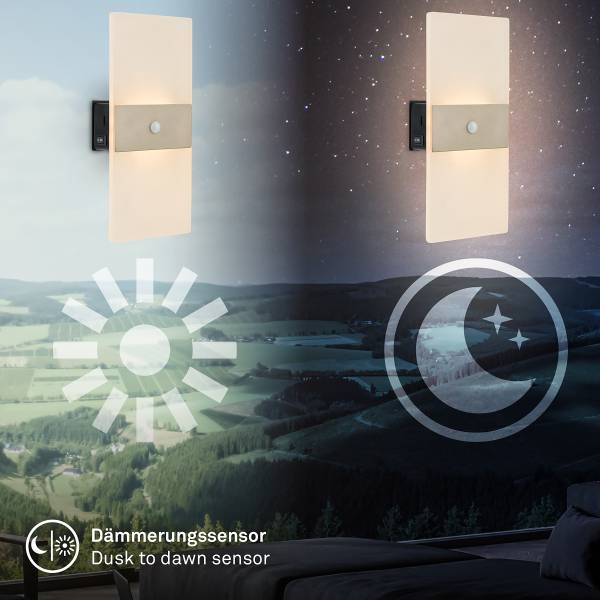 Akku LED-Wandleuchte Aura - Gold