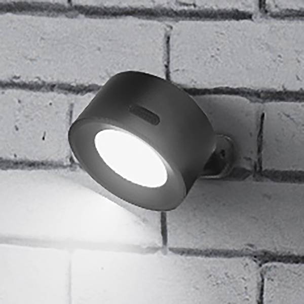 LED-Wandleuchte Tari dimmbar - Polypropylen - Schwarz