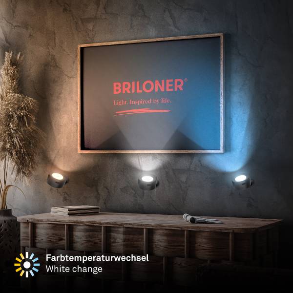 LED-Wandleuchte Tari dimmbar - Polypropylen - Schwarz