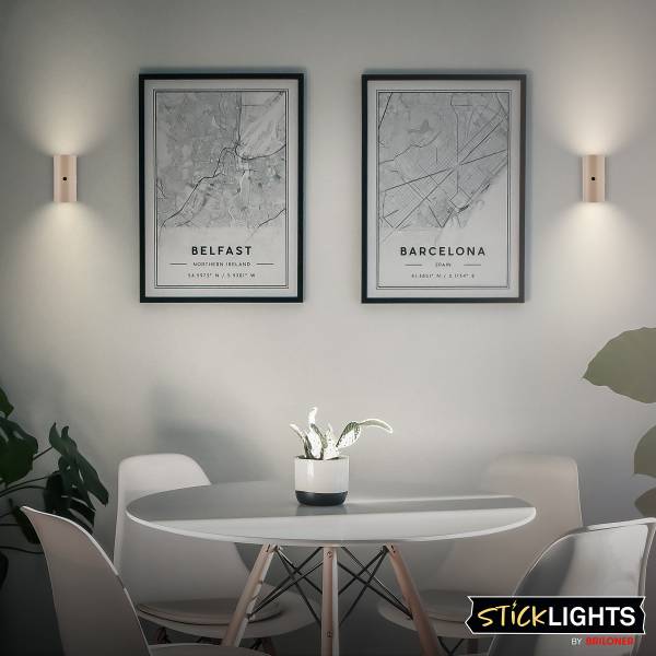 LED-Wandleuchte Misy - Polypropylen - Beige