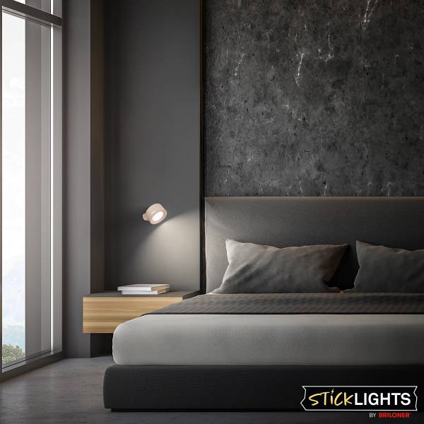 LED-Wandleuchte Tari dimmbar - Polypropylen - Beige