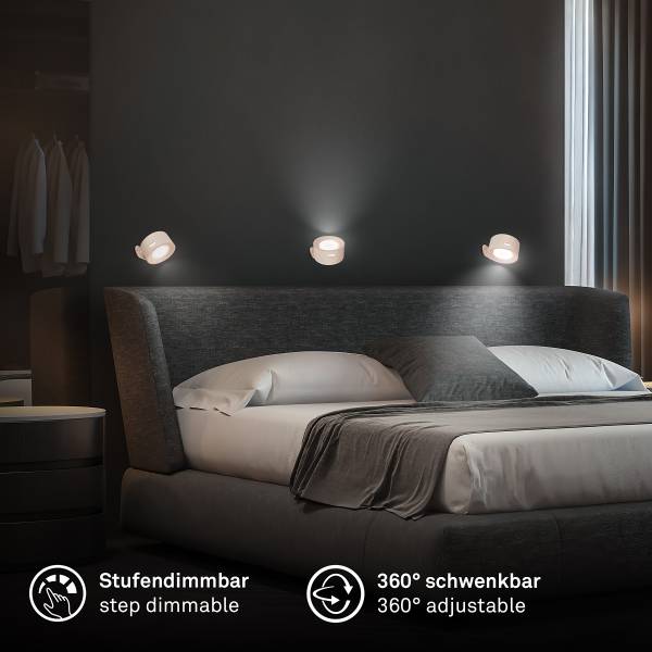 LED-Wandleuchte Tari dimmbar - Polypropylen - Beige