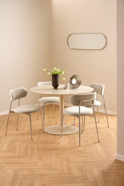 Polsterstuhl SUKHO 2er-Set - Creme