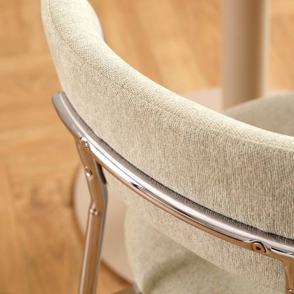 Polsterstuhl SUKHO 2er-Set - Creme