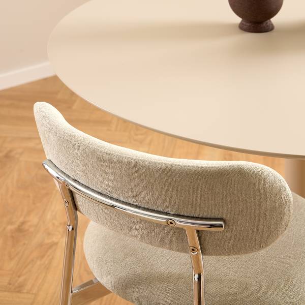 Polsterstuhl SUKHO 2er-Set - Creme