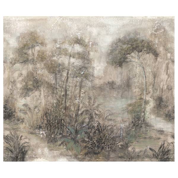 Vliestapete 35098 Wald - Vlies - Beige / Braun