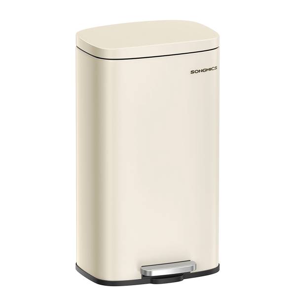 Mülleimer Yamta - Edelstahl / Polypropylen - Beige