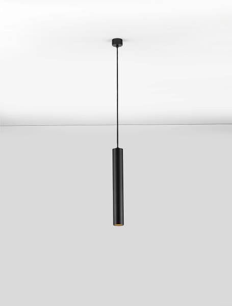 Pendelleuchte Mare - Aluminium - Schwarz - Höhe: 193 cm