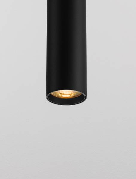 Pendelleuchte Mare - Aluminium - Schwarz - Höhe: 193 cm