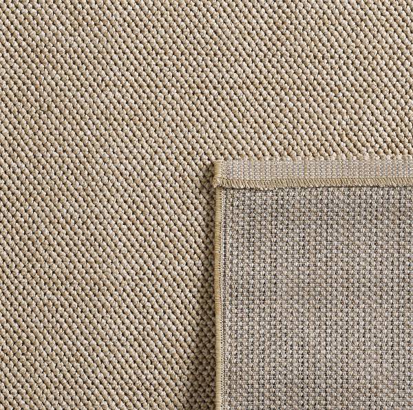 Kurzflorteppich Loom 4300 - Mischgewebe - Beige - 80 x 150 cm