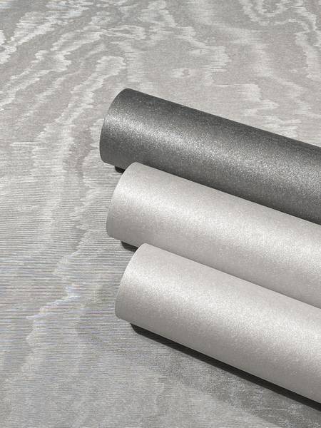 Vliestapete 86542 Metalloptik - Vlies - Silber