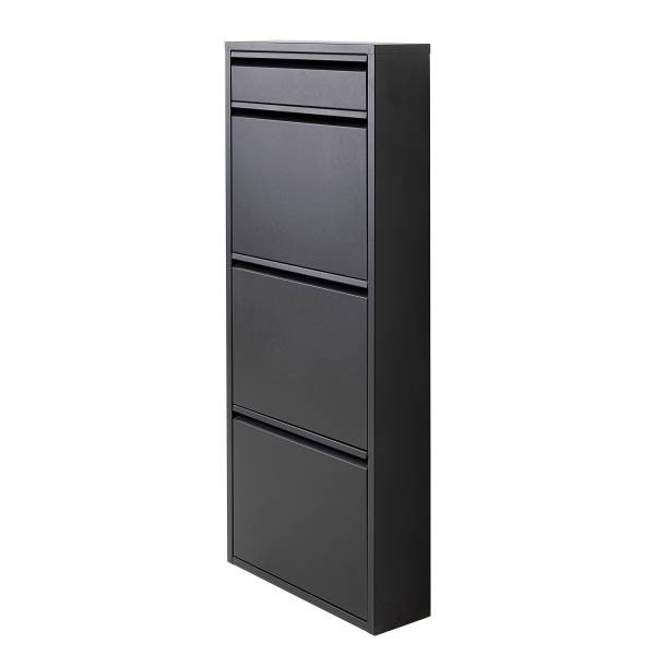 Schuhkipper Caruso - Metall - Schwarz - Höhe: 115 cm