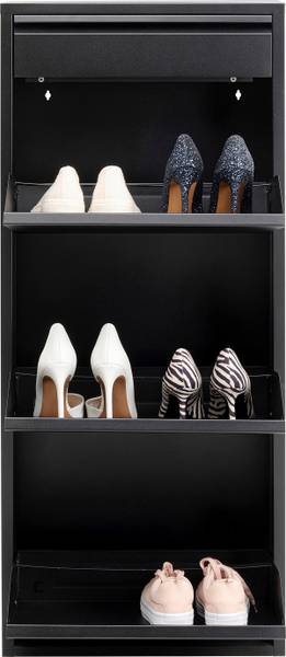 Schuhkipper Caruso - Metall - Schwarz - Höhe: 115 cm
