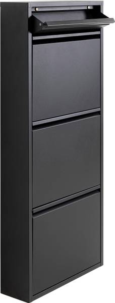 Schuhkipper Caruso - Metall - Schwarz - Höhe: 115 cm