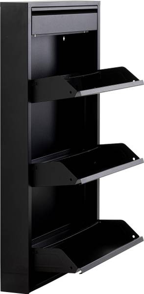Schuhkipper Caruso - Metall - Schwarz - Höhe: 115 cm