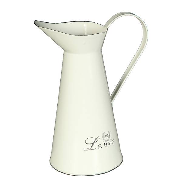 Krug Le Bain - Emaille - Creme