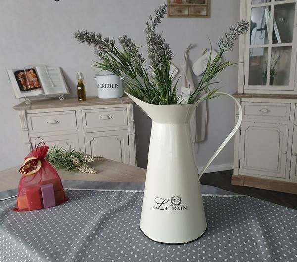 Krug Le Bain - Emaille - Creme