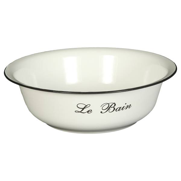 Waschschüssel Le Bain - Emaille - Creme