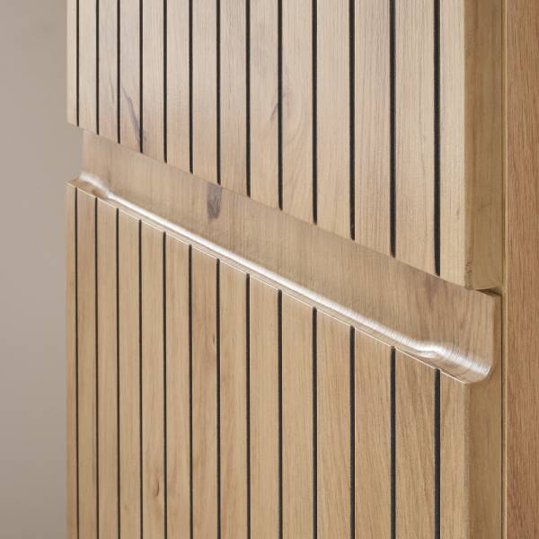 Waschbeckenunterschrank Rookerie - Eiche Artisan Dekor - Breite: 80 cm