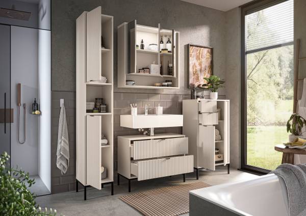 Waschbeckenunterschrank Juvara 80 cm - Kaschmir