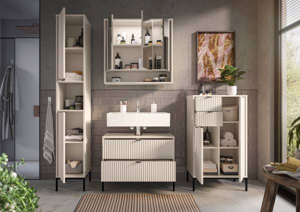 Waschbeckenunterschrank Juvara 80 cm - Kaschmir