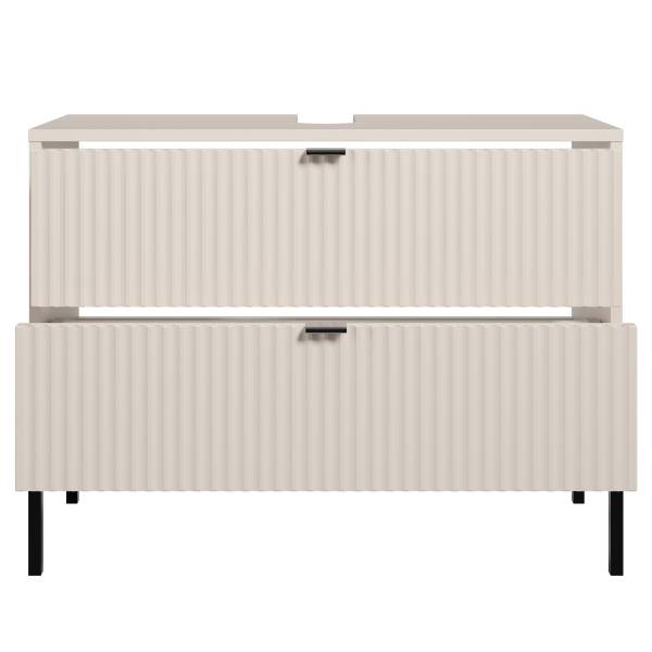 Waschbeckenunterschrank Juvara 80 cm - Kaschmir