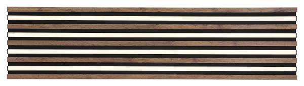 LED-Deckenleuchte Hayden rechteckig - Acrylglas / Eisen - 1-flammig - Breite: 120 cm