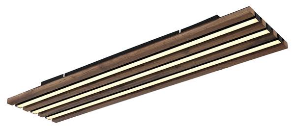 LED-Deckenleuchte Hayden rechteckig - Acrylglas / Eisen - 1-flammig - Breite: 80 cm