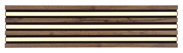 LED-Deckenleuchte Hayden rechteckig - Acrylglas / Eisen - 1-flammig - Breite: 80 cm