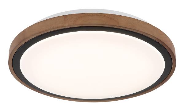 LED-Deckenleuchte Bruno - Acrylglas / Eiche massiv - 1-flammig