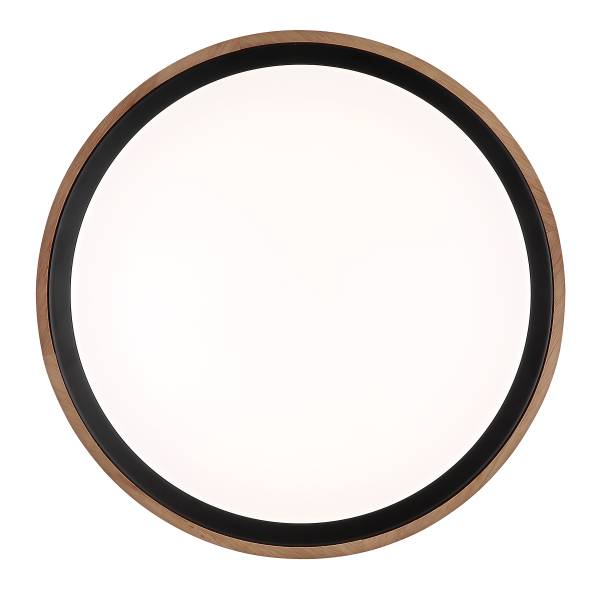 LED-Deckenleuchte Bruno - Acrylglas / Eiche massiv - 1-flammig