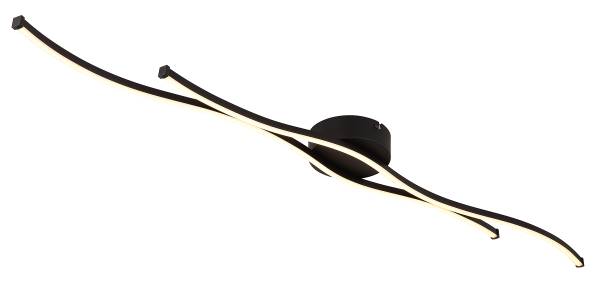 LED-Deckenleuchte Boyd - Acrylglas / Eisen - 1-flammig - Breite: 110 cm