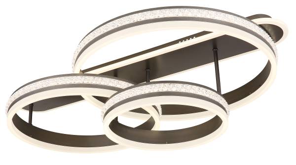 LED-Deckenleuchte Grouni Typ B - Acrylglas / Eisen - 1-flammig