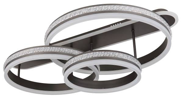 LED-Deckenleuchte Grouni Typ B - Acrylglas / Eisen - 1-flammig