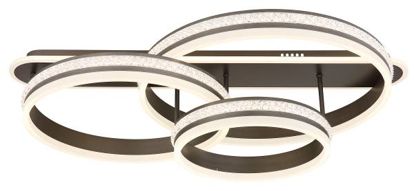 LED-Deckenleuchte Grouni Typ B - Acrylglas / Eisen - 1-flammig