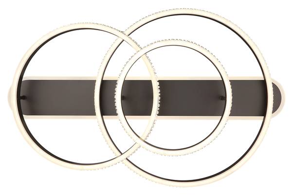 LED-Deckenleuchte Grouni Typ B - Acrylglas / Eisen - 1-flammig