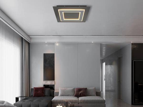LED-Deckenleuchte Jayden Typ C - Acrylglas / Eisen - 1-flammig