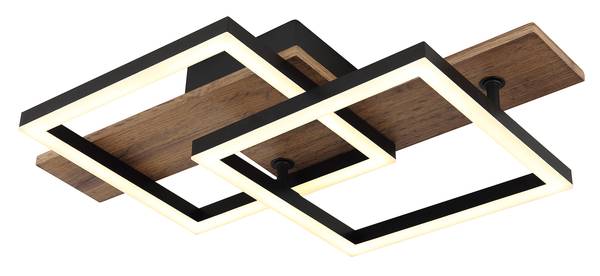 LED-Deckenleuchte Jeffry Typ A - Acrylglas / Eisen - 1-flammig