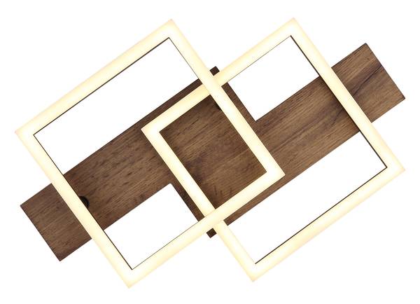 LED-Deckenleuchte Jeffry Typ A - Acrylglas / Eisen - 1-flammig