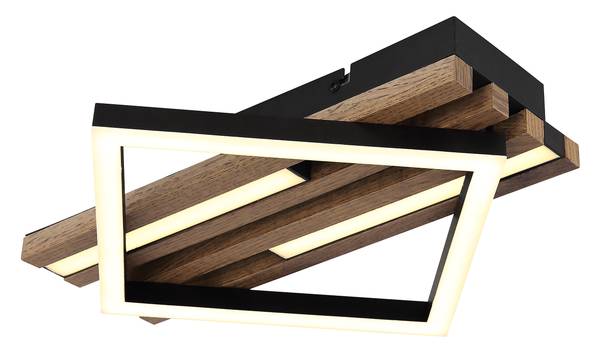 LED-Deckenleuchte Obrien Typ A - Acrylglas / Eisen - 1-flammig