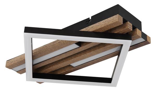 LED-Deckenleuchte Obrien Typ A - Acrylglas / Eisen - 1-flammig