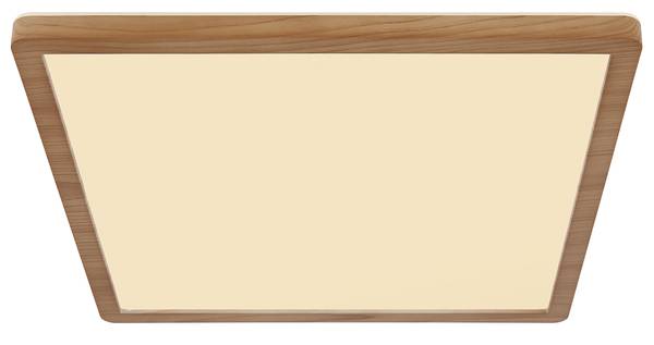 LED-Deckenleuchte Sapana - Acrylglas - 1-flammig - Braun - Breite: 42 cm