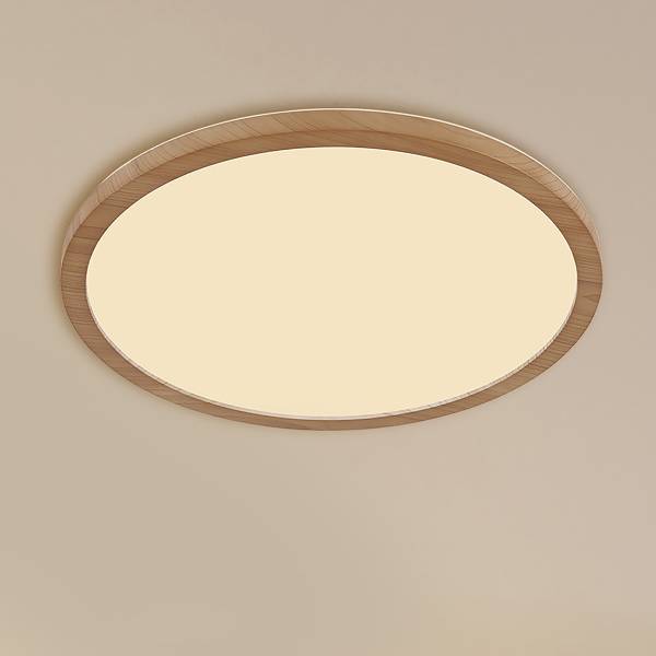 LED-Deckenleuchte Sapana rund - Acrylglas - 1-flammig - Braun - Durchmesser: 42 cm