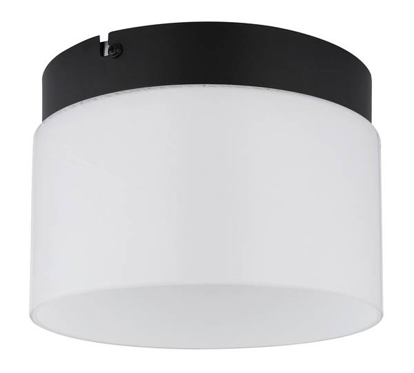 LED-Deckenleuchte Trenton - Opalglas / Eisen - 1-flammig