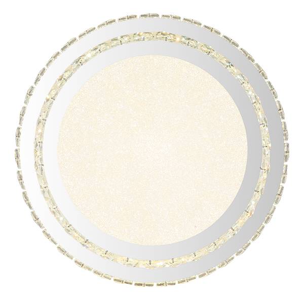 LED-Deckenleuchte Klara - Glas / Eisen - 1-flammig - Durchmesser: 40 cm