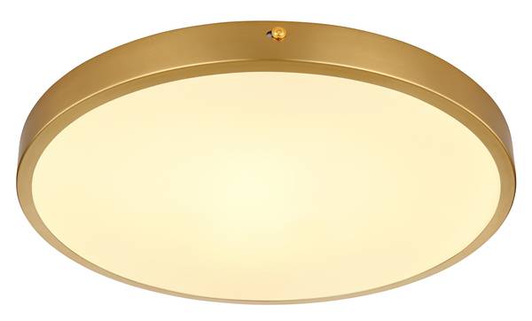 LED-Deckenleuchte Tibey rund - Acrylglas / Eisen - 1-flammig - Durchmesser: 35 cm
