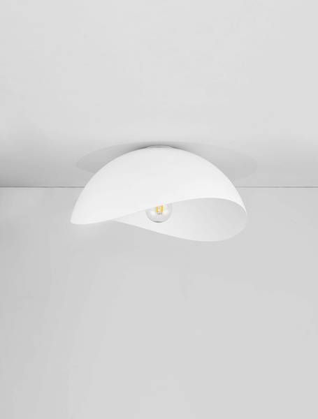 Deckenleuchte Opsi Typ B - Aluminium - Weiß